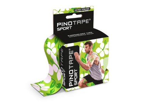 Picture of Kinesio Tape PINOTAPE® Sport - Green with flowers