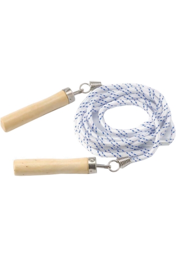 Picture of Jump Rope with Wooden Handle and Nylon Rope