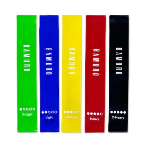 Picture of SET of 5 Elastic Resistance Bands - BAMURO