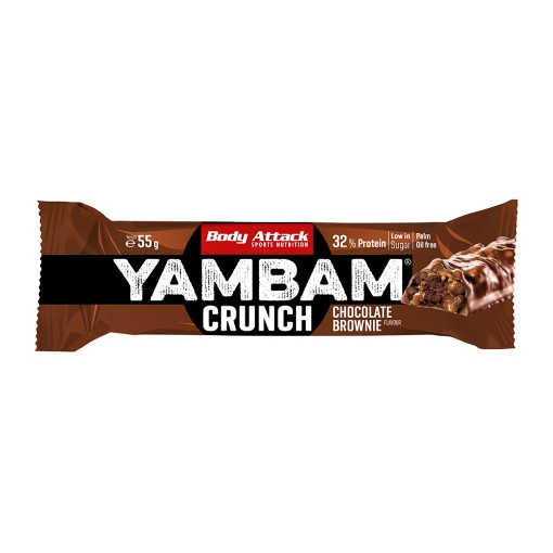 Picture of YAMBAM Crunch Bar 55g - Chocolate Brownie Body Attack