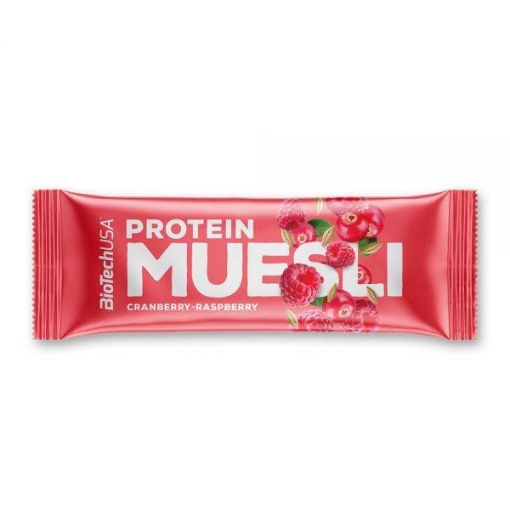 Picture of Protein Muesli Bar 30g - Cranberry and Raspberry Biotech