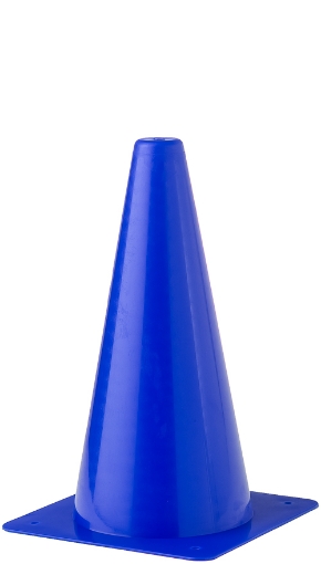 Picture of  Plastic Training Cone 30cm - Blue 