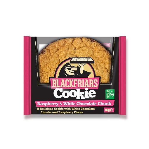 Picture of Cookie FlapJack - 60g Raspberry and White Chocolate