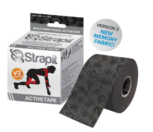 Picture of Activetape 5 cm x 5 m - Grey/Black STRAPIT