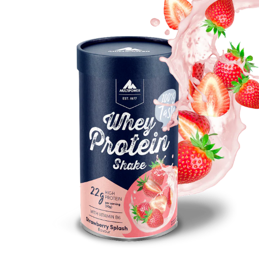 Picture of Whey Protein Shake 420g - Strawberry Multipower