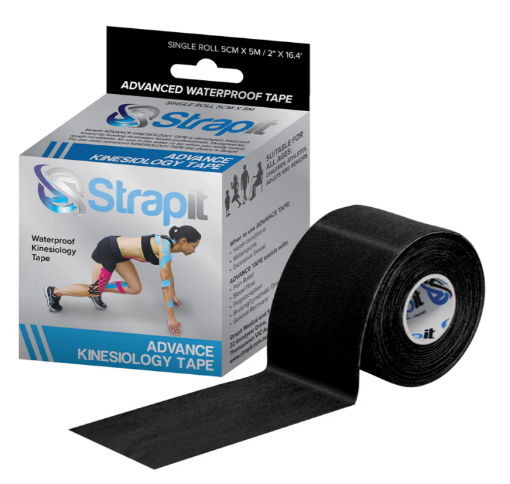 Picture of Advance Kinesiology Tape 5cm x 5m Black – Strapit