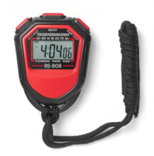 Picture of Digital Stopwatch (1/100 sec) Red