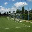 Picture of Fixed football goal with rear net posts 7.32 × 2.44 m with net included — VI 5907