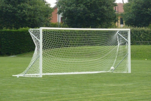 Picture of Mobile aluminium football goal 7.32 × 2.44 m — Folding frame with net included — VI 5901