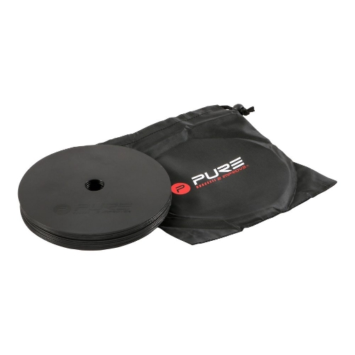 Picture of SET OF 10 BLACK FLAT CONES P2I