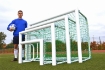 Picture of TS mobile folding aluminium football goal 1.50 x 1.00 m with net