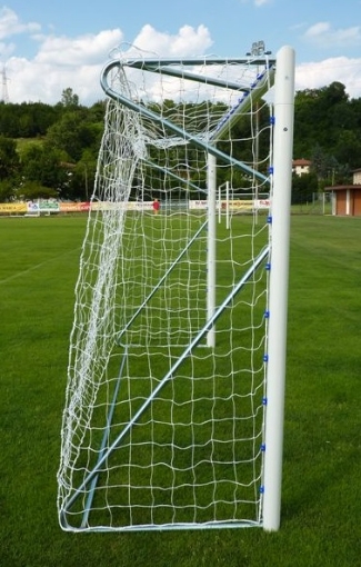 Picture of Mobile aluminium football goal 5 × 2 m — Ø80 mm with net included — VI 6022