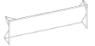 Picture of Mobile aluminium football goal 6 × 2 m — Ø80 mm with net included — VI 6033