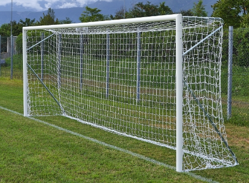 Picture of Mobile aluminium football goal 6 × 2 m — Ø80 mm with net included — VI 6033